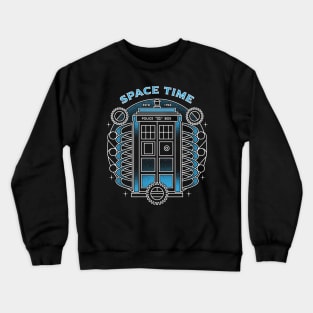 The Blue Phone Box Remix Crewneck Sweatshirt